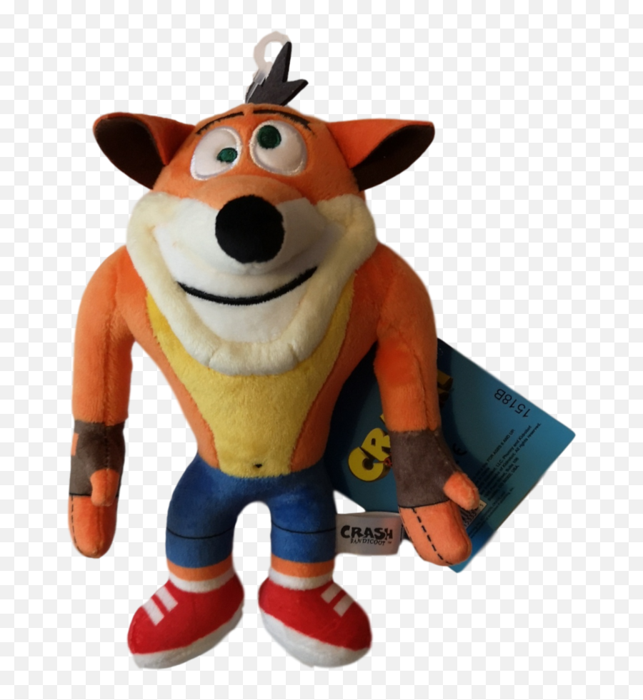 Crash Bandicoot 8 Phunny Plush - Crazy Crash Crash Bandicoot Plush Transparent Png,Crash Bandicoot Png