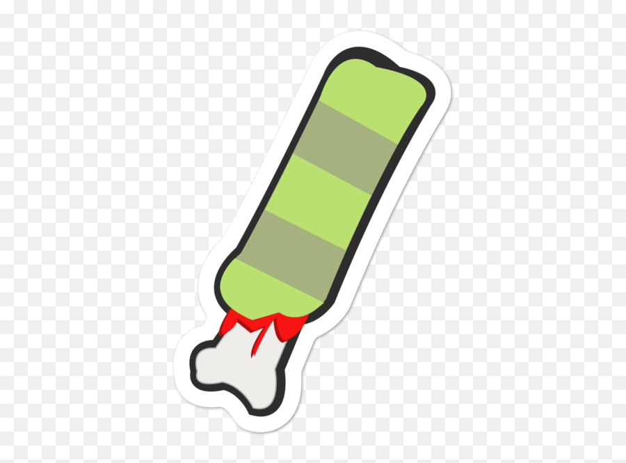 Zombie Leg Sticker Pumpkin Bones Online Store Powered By - Clip Art Png,Zombie Horde Png