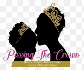 Download Passing The Crown Logo - Mother Daughter Silhouette png