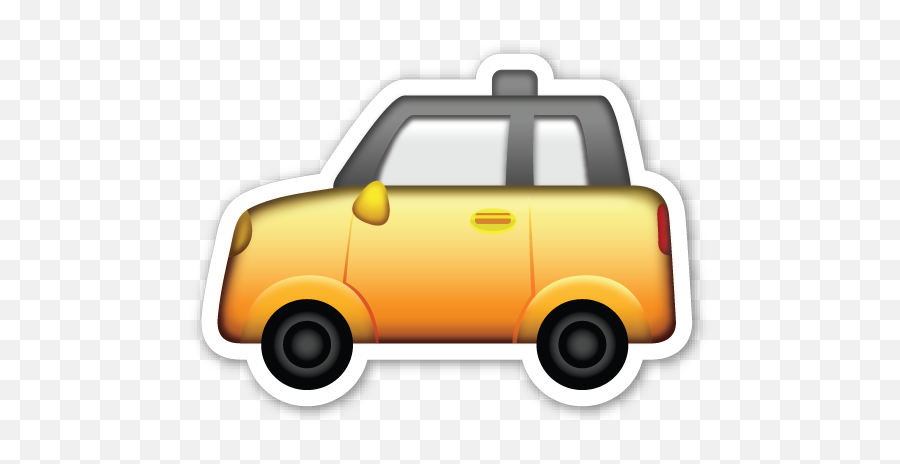 Download Hd Emoji Clipart Car - Car Emoji With Transparent Background Png,Car Emoji Png