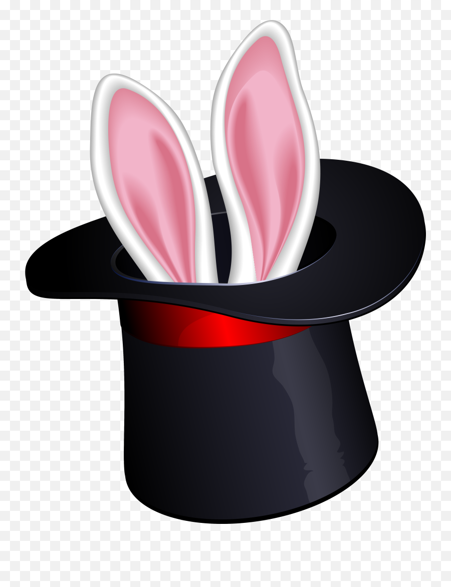 Rabbit Clipart Hat - Magic Rabbit In Hat Clipart Png,Magic Hat Png
