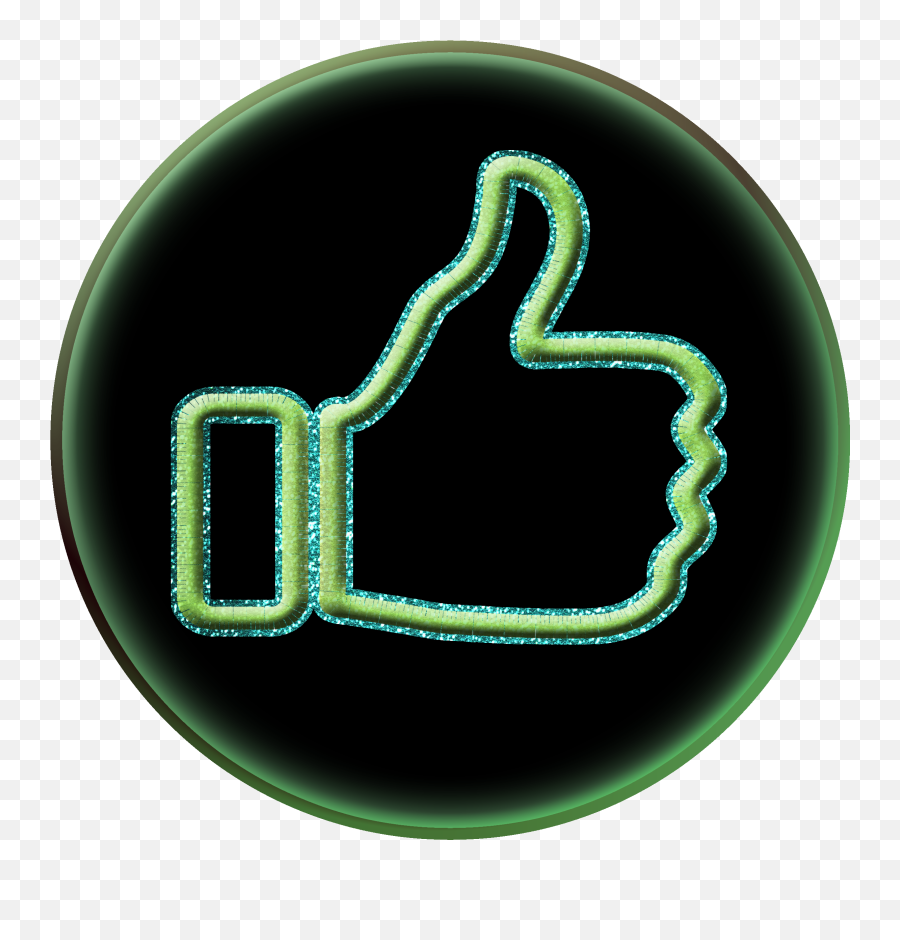 Download Glowing Like Button - Stockxchng Full Size Png Sign Language,Like Button Png