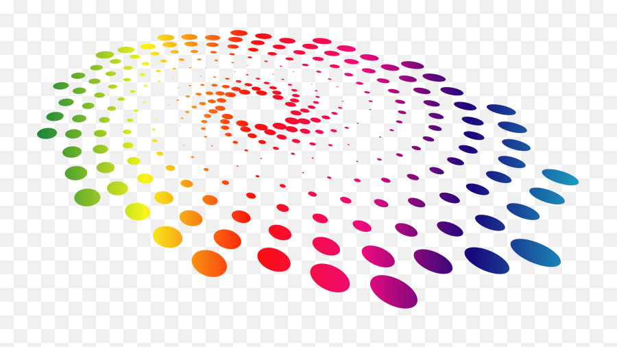 Free Abstract Oval Rainbow Dot Png With Transparent Background - Vertical,Png Dots