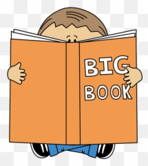 Reading A Book Clipart - Clipartsco Of Big png
