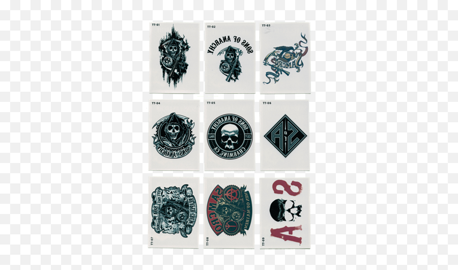 Digital Heroes - Sons Of Anarchy Seasons 1 To 3 Temporary Png,Spiderman Logo Tattoo