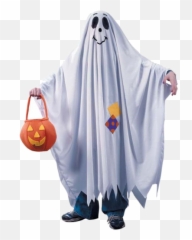 Ghost Halloween Costume Costumes - Ghost Costume For Kids Png,Halloween Costume Png