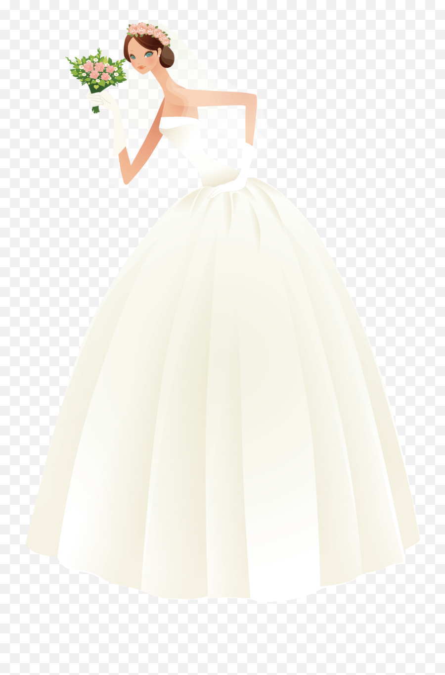 Bride Dress Png - Bride Clipart Full Size Clipart Wedding Vector Bride Dress,Bride Png