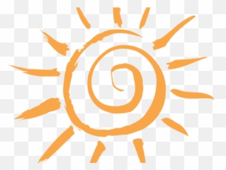 Download Drawn Sun Transparent - Hand Drawn Sun Png,Spiral Transparent