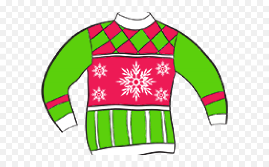 Crazy Clipart Sweater - Ugly Sweater Clip Art Png,Ugly Christmas Sweater Png
