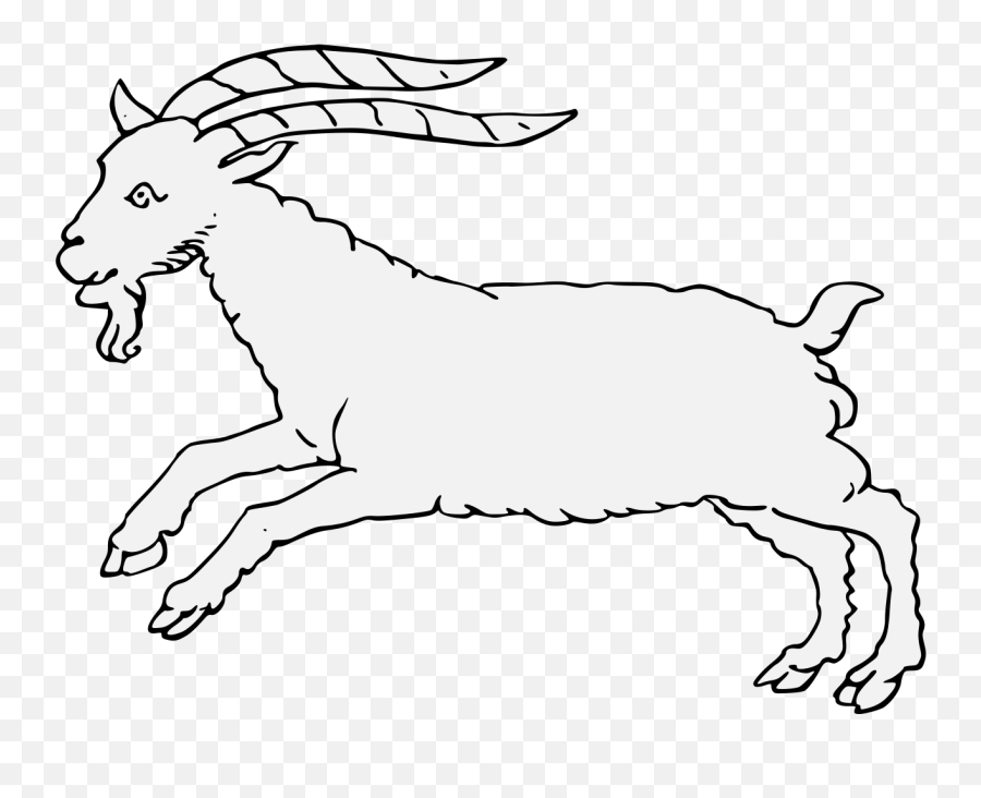 Goat - Traceable Heraldic Art Goat Png,Goats Png