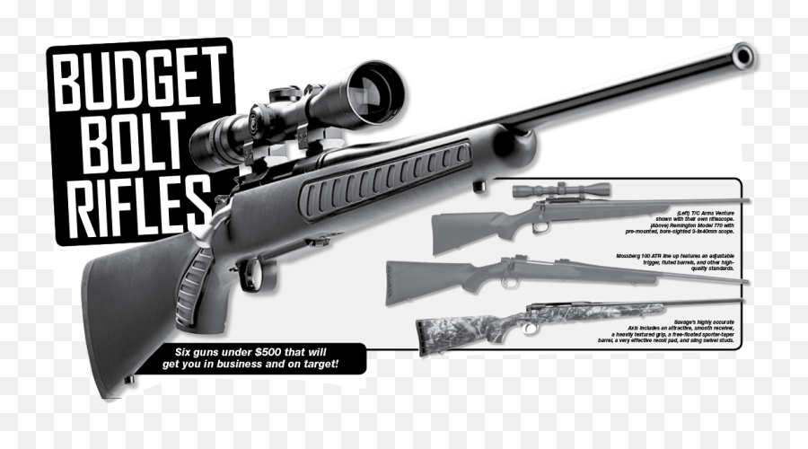 Budget Bolt Rifles - Solid Png,Thompson Centerfire Icon