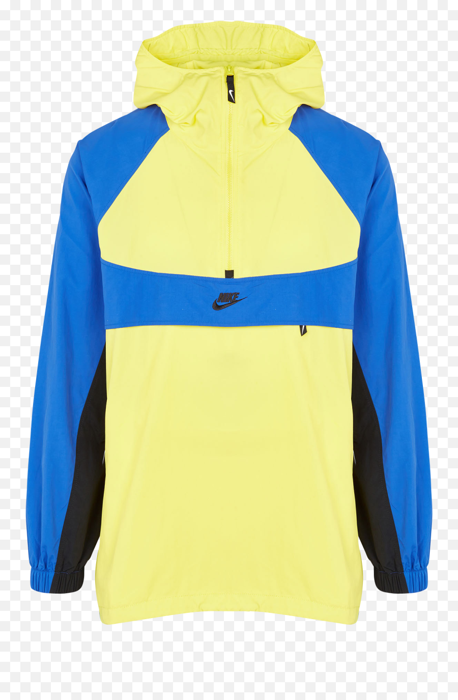 Blue And Yellow Nike Hoodie - Hooded Png,Nike Sb Icon Full Zip Hoodie