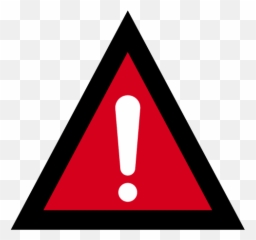 Australian Warning System - Transparent Red Hazard Sign png