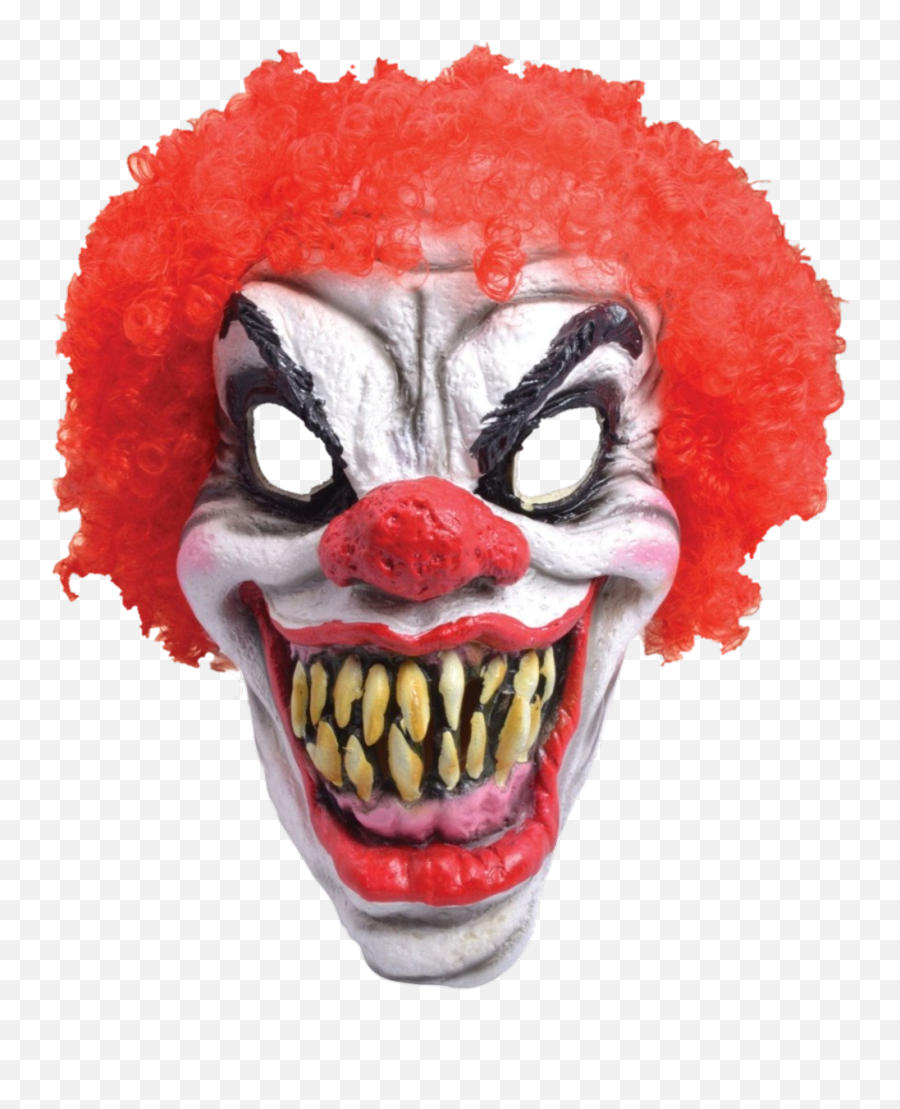 Download Clown Scary Horror Mask Scare Face Fright Fear Gear - Scary Clown Mask Png,Scary Face Png