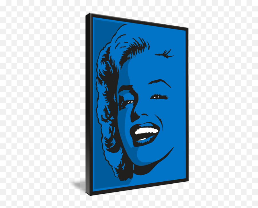 Blue Marilyn Monroe By Earl Ferguson - Hair Design Png,Marilyn Monroe Icon