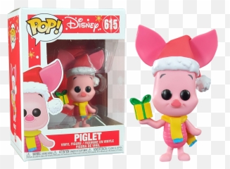 Disney Holiday - Piglet Funko Pop Vinyl Figure Pop Disney Holiday Piglet Png,Piglet Png