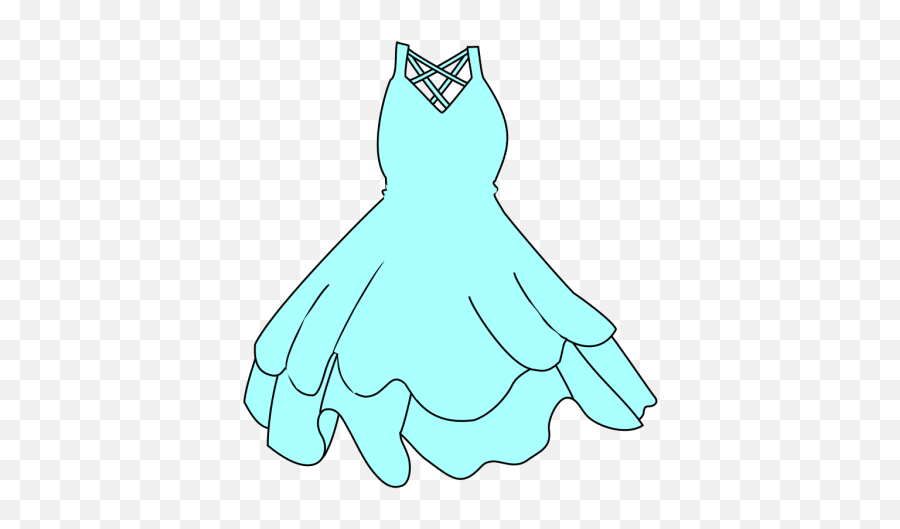 Pale Blue Dress Png Svg Clip Art For - Clip Art,Teen Titans Folder Icon