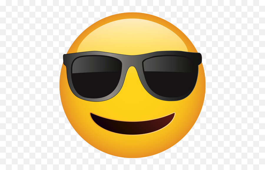 Smiling Face With Sunglasses - Emoji Smiling Face With Sunglasses Png,Sunglasses Emoji Transparent