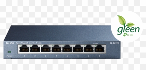 Tl - SG108 8Port 101001000Mbps Desktop Switch TPLink Tp Tl Sg108 Png