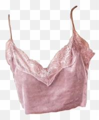 Shirt Pink Tank Top Tumblr Aesthetic - Aesthetic Pink Crop Top Png,Tank Top Png