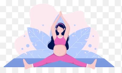 Girl Doing Yoga Illustrations Images U0026 Vectors - Royalty Free Gestante Vetor Exercícios png