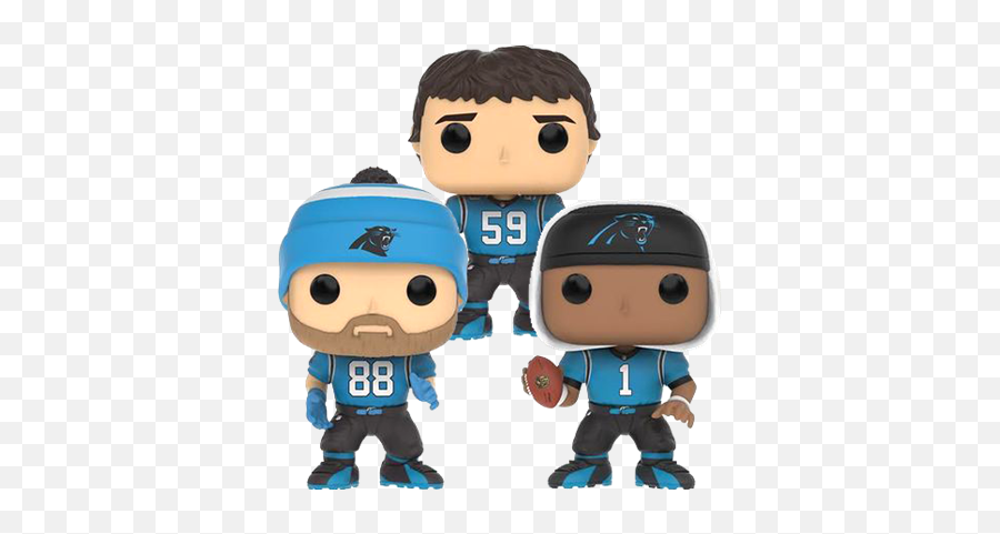 Covetly Funko Pop Football Carolina Panthers 3 - Pack Luke Kuechly Funko Pop Png,Football Icon Pack