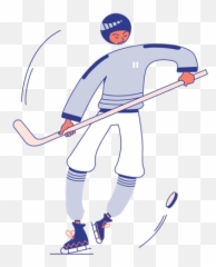 Hockey Icon - Download in Glyph Style Uniform png
