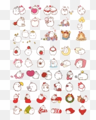 Kawaii Clipart Washing Machine - Molang Stickers Png,Molang Png