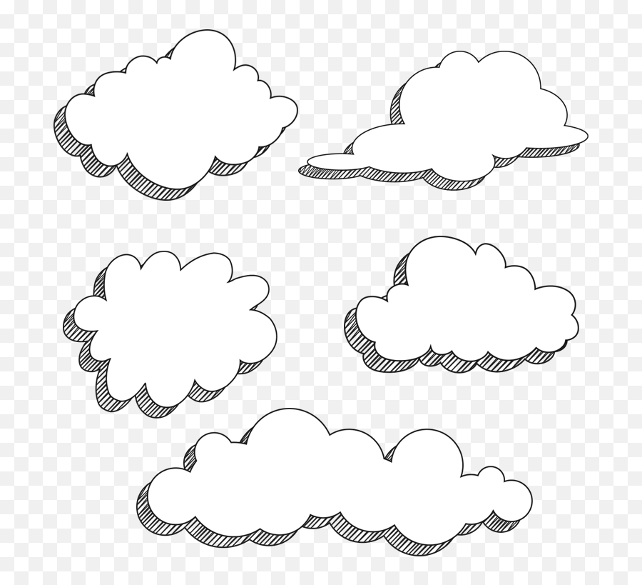 Download Comics Clouds Cartoon Drawing Free Png Hq - Illustration,Clouds Clipart Png