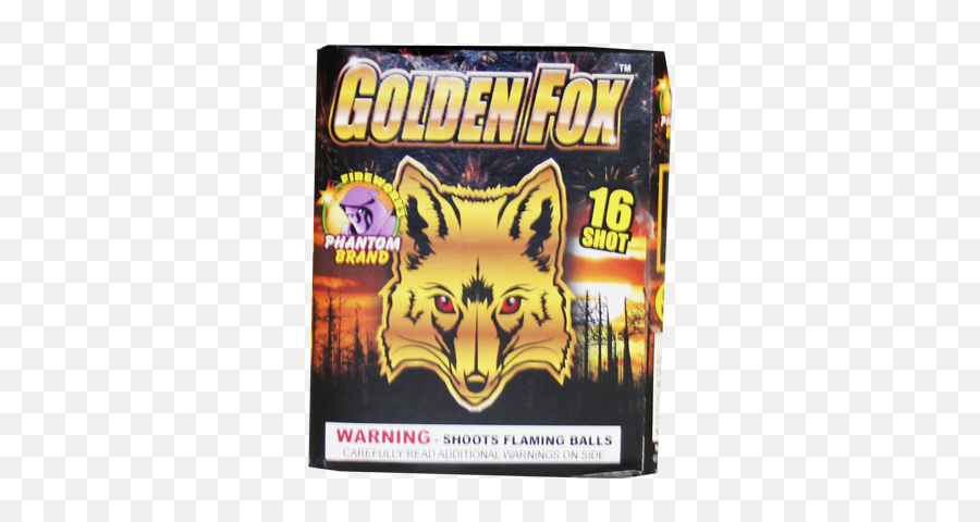 Golden Fox 16 Shot - Fang Png,Gold Fireworks Png