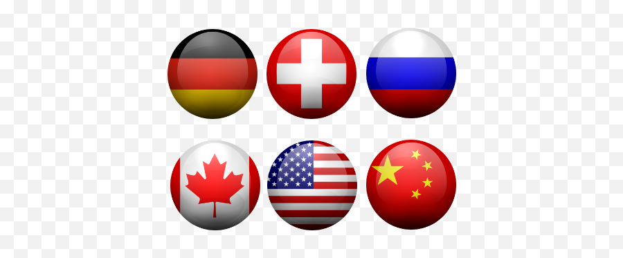 230 Iso 3166 - 1 Flags Of The World Button Rounded Style Free Country Flags Icons Png,The World Png