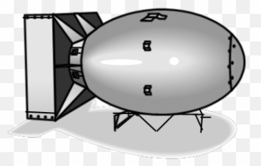 Fat Man Bomb Transparent Png Clipart - Drawing