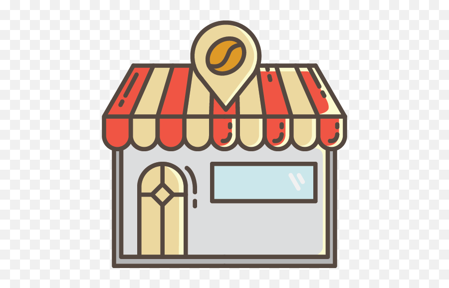 Coffee Shop Free Icon - Iconiconscom Dibujos De Locales Comerciales Png,Eshop Icon