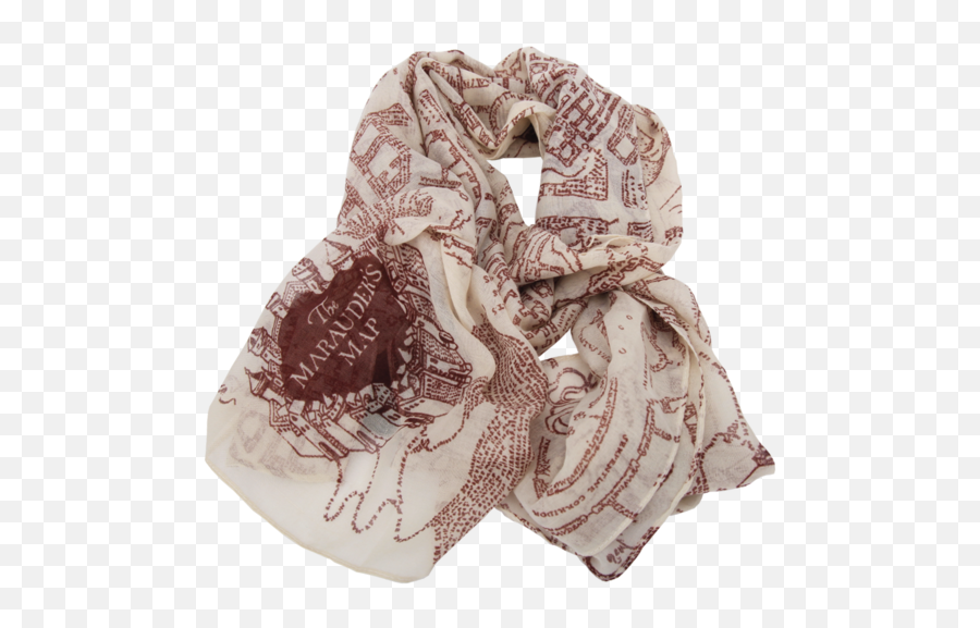The Marauderu0027s Map Scarf - Harry Potter Marauders Map Png,Harry Potter Scar Png