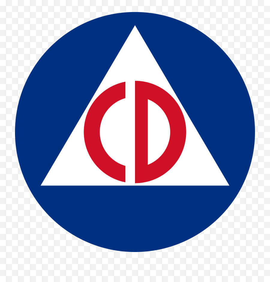 Red Circle With Blue E Logo - Logodix United States Civil Defense Logo Png,Blue Circle Logo