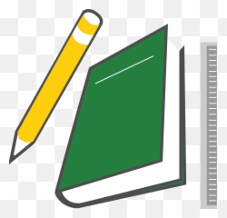 Clipart Pencil Education - Book And Pencil Clipart Png,Education Clipart Png