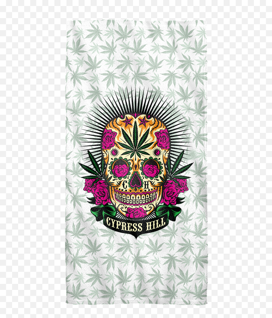 Cypress Hill Towel - Zippo Png,Purple Skull Trooper Png