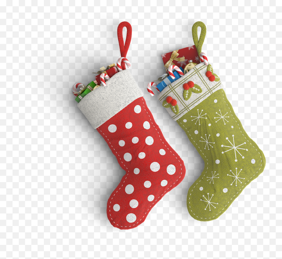 Christmas Stockings - Christmas Stocking Full Of Toys Png,Christmas Stockings Png