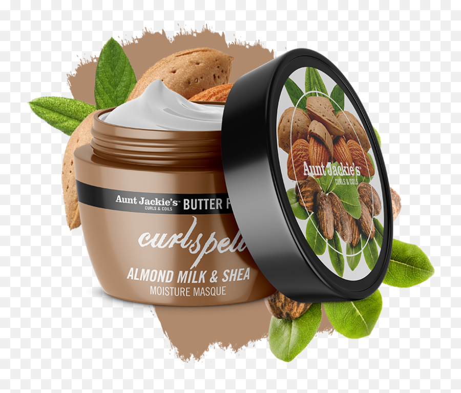 Curl Spell U2013 Almond Milk And Shea Butter Moisture Masque - Aunt Butter Fusion Png,Curl Png