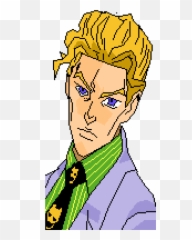 Jojo Bizarre Adventure Yoshikage Kira - Yoshikage Kira Pixel Art Png,Yoshikage Kira Png