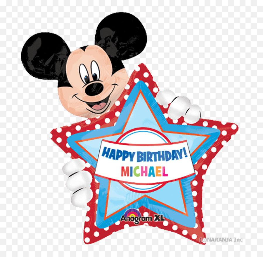 Mickey Mouse Birthday Michael Clipart - Full Size Clipart Mickey Mouse Happy Birthday Png,Mickey Mouse Birthday Png