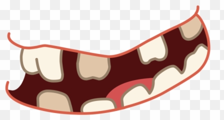 Mouth Cartoon Clip - Handpainted teeth png download With Teeth Png