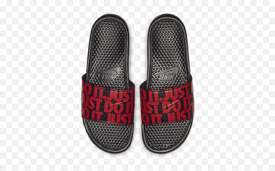 Nike Benassi Just Do It Print 631261 - 025 Nike Slippers Heren Rood Png,Nike Just Do It Png
