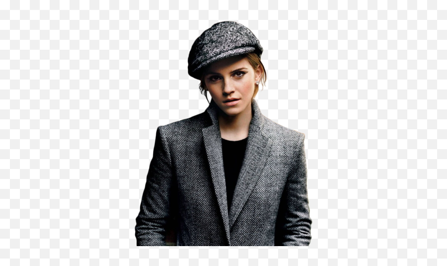 Emma Watson Png - Emma Watson Black Cap,Emma Watson Png