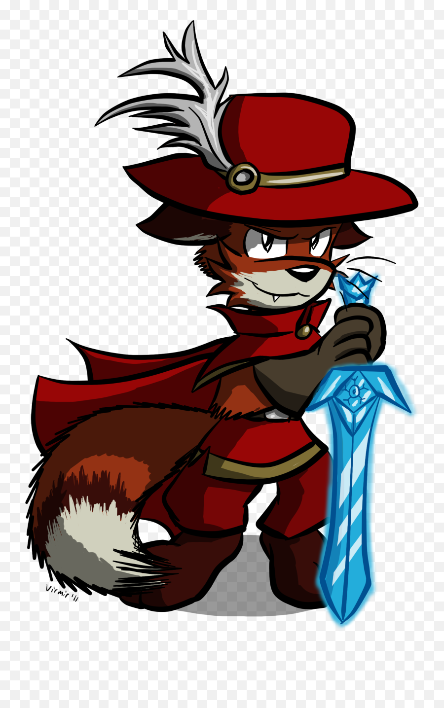 Rage Png - Red Mage Fox,Mage Png