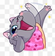 Nyan Cat Whatsapp Stickers - Nyan Cat Sticker Telegram Png,Nyan Cat Transparent
