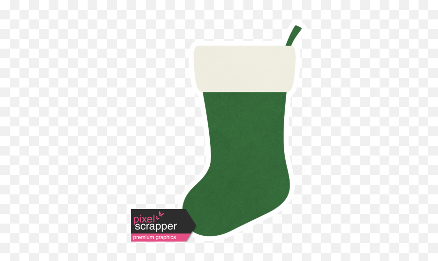 Green Graphic - Christmas Stocking Png,Stocking Png