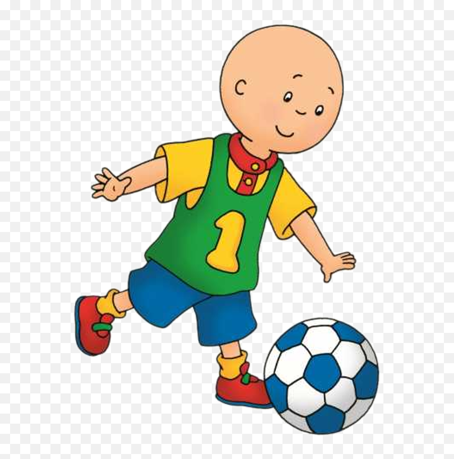 Download Caillou Png Image With No - Caillou Playing Soccer,Caillou Png