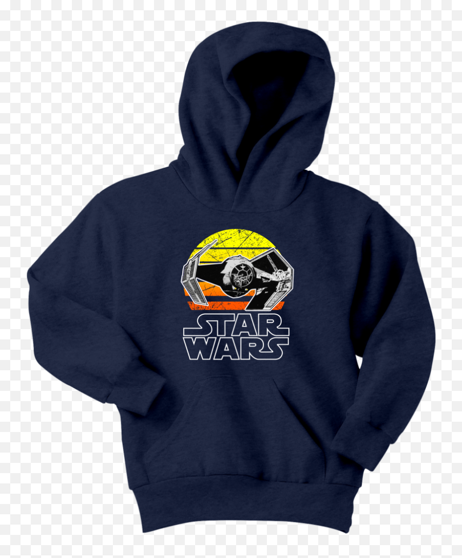 Star Wars Vintage Tie Fighter Youth Hoodie Tina Store - Star Wars Wallpaper 1920x1080 Png,Tie Fighter Png