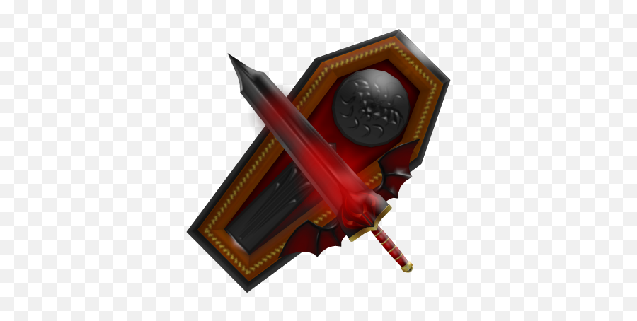 Vampire Vanquisher Sword And Shield - Roblox Roblox Coffin Sword Png,Sword And Shield Png
